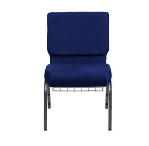 Оптовая продажа, удобные стулья для сидения, театральные стулья, соединяющиеся тканевые, с металлическим каркасом, церковные стулья для продажи - Product Image 4