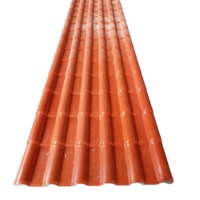 Tuile de toiture légère en résine synthétique ASA+PVC, design espagnol, matériau de construction, résistante à la chaleur, tôle de toiture ondulée ignifuge