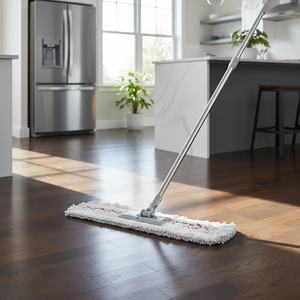 Gizmop 1100-E Mopa para Polvo de 100 cm con Tela de Microfibra y Palo de Acero Inoxidable Exprimidor Automático Antibacteriano Reutilizable, Duradero y Sostenible - Product Image 3