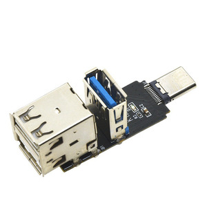 OKYN-A3040 Placa de Expansión HUB USB 2.0 3.0 de 3 Puertos con Conector Tipo C, Módulo Divisor Multipuerto USB-C para DIY - Product Image 4