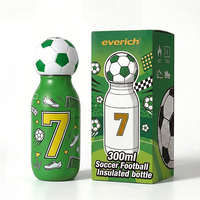 Bouteille d'eau sport isotherme en acier inoxydable à double paroi de 300 ml, personnalisable avec logo, colorée, réutilisable, souvenir premium – Édition Mondial 2026