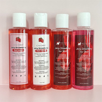Kit de Gel Lavant Intime pH Équilibré Fraise Marque Blanche avec Huile Vaginale Apaisante Naturelle et Spray de Soin Intime Doux