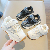 Chaussures de sport pour enfants en gros d'usine, à scratchs, légères, antidérapantes, semelle en caoutchouc, chaussures de course pour tout-petits, chaussures décontractées, OEM