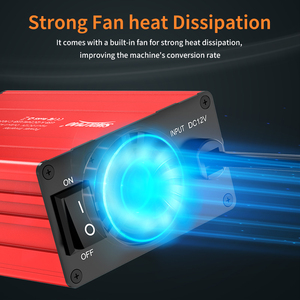 300w संशोधित साइन वेव सिंगल फेज कार पावर इनवर्टर डीसी 12 वी एसी 110v यूएसबी चार्जिंग पोर्ट डुअल एसी आउटलेट एडाप्टर - Product Image 4
