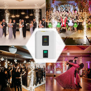 آلة ألعاب نارية باردة صغيرة جديدة لعام <span class=keywords><strong>2026</strong></span> للاستخدام الخارجي في الحفلات والمناسبات، بقوة 350 واط، آلة شرارة باردة بيضاء صغيرة للحفلات والأعراس والعروض - Product Image 1