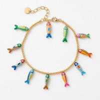 Pendentif Breloque Poisson en Cuivre Émaillé Fait Main, 11 Couleurs, pour Collier, Sac, Porte-clés, 1,06 pouce, Étanche, Hypoallergénique, Vente en Gros