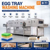 Laveuse automatique de plateaux à œufs pour élevages avicoles – Équipement de nettoyage de plateaux à œufs