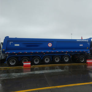 Remorque benne 6 essieux de haute qualité à suspension à ressorts à lames pour le transport de sable, de pierre et de charbon - Product Image 6
