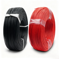 Cable Solar de Silicona con Alambre de Cobre de 4.5mm de Diámetro, 240V/600V, 100M, Arnés de Cableado para Motocicleta Eléctrica y Scooter, 12AWG