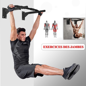 Barra per Trazioni da Parete in Acciaio per Palestra Domestica, Attrezzatura Multifunzione Portatile Ecologica Antiscivolo con Colore Personalizzabile - Product Image 3