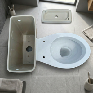 Inodoro de Dos Piezas de Cerámica Europea de Último Diseño Vistaar, con Doble Descarga, Tanque Oculto, Montaje en el Suelo, Ecológico - Product Image 2