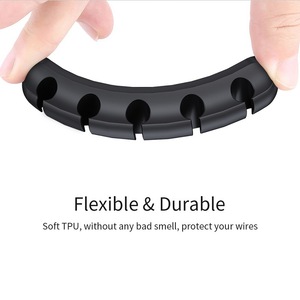 Silicone Cable Holder Clips, Cable Management Cord <strong>Organizer</strong> Clips Self Adhesive <strong>for</strong> <strong>Desktop</strong> - Product Image 5