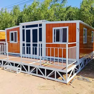 Mini projetor para casa, acampamento dobrável de luxo, casa de madeira simples, recipiente expansível, casa inteligente