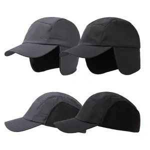 Duck cap Autumn and winter polar fleece cap warm ear protection and thick functional work equipment baseball cap band ear muffs