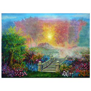 <span class=keywords><strong>Peinture</strong></span> de diamant 5D à petite pont, paysage jungle, vente en gros, 5 m - Product Image 1