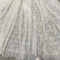 Nouveau style de tissu jacquard tricoté extensible, écologique, brodé, en seersucker et dentelle à bulles pour robes et textiles de maison