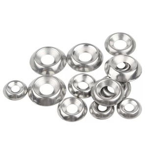 A2 A4 SS304 SS316 bol creux en forme de tasse concave convexe Fish Eye Lock rondelles à tête fraisée pour composant de bobine de câble - Product Image 3