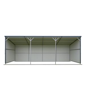 Moderno Riparo Portatile Zincato <span class=keywords><strong>per</strong></span> Cavalli con Tetto, Pannelli <span class=keywords><strong>per</strong></span> <span class=keywords><strong>Stalle</strong></span> Esterne, Capannone <span class=keywords><strong>per</strong></span> Bestiame - Product Image 5