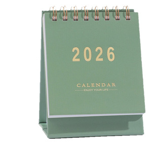 <span class=keywords><strong>Calendario</strong></span> da Tavolo Mini 2026 con Foglia d'Oro, Spirale, Mensile, per Ufficio, Casa, Scuola, Planner, Regali Aziendali Personalizzati - Product Image 5