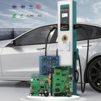 Estación de Carga para Vehículos Eléctricos, Ensamblaje de PCBA, Fabricación SMT, Placa de Control, Proveedor OEM