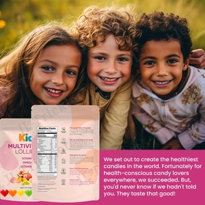 Julong Forte demande Complément alimentaire OEM Vitamine Sucette Soutient la <span class=keywords><strong>concentration</strong></span> et la fonction cérébrale saine Sucettes pour enfants - Product Image 3