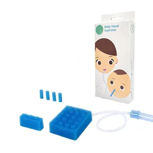 Aspirador Nasal con tubo De aguja para el cuidado del bebé, aspirador  Nasal, limpiador Nasal para rinitis, 10ML, 2 uds.