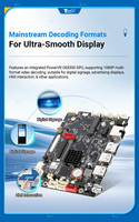 Carte mère industrielle embarquée Allwinner A133 Quad Core Android 10 Linux LVDS EDP MIPI WiFi BT pour IoT HMI