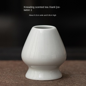 Conley Ceramics Japandi Juego de té Matcha de cerámica de cuatro piezas respetuoso con el medio ambiente Diseño de flores Herramientas de amasado manual 100 Ben Li Cha Li Song - Product Image 6