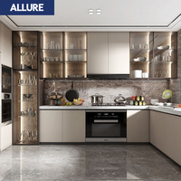 Allure Custom Modern Designs Petit garde-manger Meubles de cuisine Table îlot Mobili Da Cucina Unité Armoires de cuisine en bois