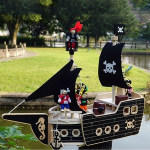 Jouets en <span class=keywords><strong>bois</strong></span> assemblés pour enfants, modèle de <span class=keywords><strong>bateau</strong></span> <span class=keywords><strong>pirate</strong></span> pour le développement de l'intelligence, jouets de maison, <span class=keywords><strong>bateau</strong></span> <span class=keywords><strong>pirate</strong></span> en <span class=keywords><strong>bois</strong></span> - Product Image 3