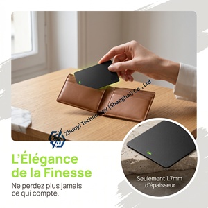 Rastreador GPS AirTags para tarjeta, mini, recargable, 2 unidades, impermeable, pequeño, tipo pin, micro, personalizado, para tarjeta, paquete <span class=keywords><strong>de</strong></span> 4, universal - Product Image 3