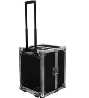 Etui pour imprimante de cabine photo en aluminium avec poignée coulissante et roulettes Etui de vol et de route pour imprimante