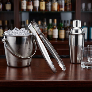 Stainless Steel Ice Tongs Minimalist <b>Bar</b> <b>Tools</b> Durable Handle for <b>Bar</b> Use Made in Rajasthan by Mayur Exports - Product Image 6