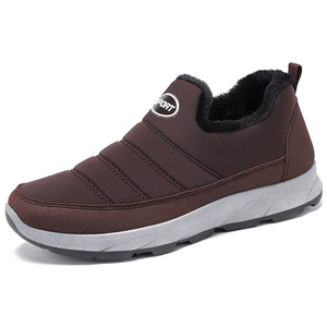M2006 Nouvelles chaussures d'hiver chaudes en fourrure pour hommes, chaussures décontractées à enfiler, baskets de course, chaussures de sport pour hommes, nouveau modèle - Product Image 1
