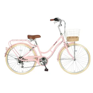 Hot Selling Vintage Women Bike 26 Inch Single Speed Urban Bike Ladies Bicycle