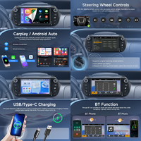 Autoradio Android Podofo 2 Din 7 pouces pour FIAT Fiorino 2008-2016, Carplay sans fil, Android Auto, FM/AM, SWC, lecteur MP5, fournisseur ODM