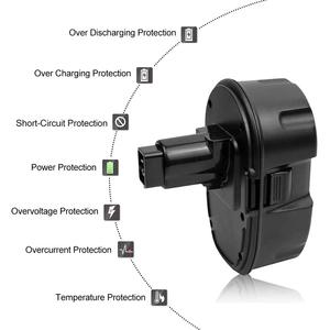 Thay thế 18V Pin Li-ion cho <span class=keywords><strong>dc9096</strong></span>, de9095, de9503 có thể sạc lại 3.0Ah ~ 5.0ah pin lithium Tương thích với de-walt - Product Image 6