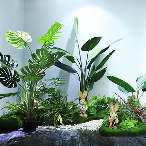 Cây dừa nhân tạo chậu cây dừa cây nhiệt đới trang trí trong nhà và ngoài trời cây cọ nhân tạo <span class=keywords><strong>Bonsai</strong></span> - Product Image 5