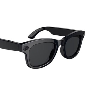 Smart <b>Glasses</b> <b>With</b> <b>Camera</b> 4GB Internal Memory Black Sunglasses For Photos Video Calls Music AI Recognition - Product Image 1