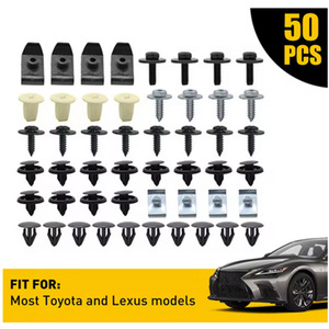 Vis de fixation moteur Winning Journey, 50 pièces, rivets de pare-chocs et de garde-boue pour réparation Toyota Lexus - Product Image 5