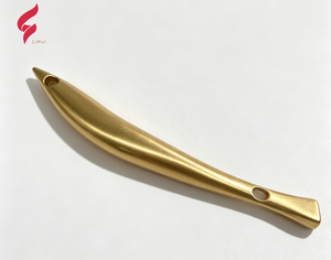 Custom New Design High-end Zinc Alloy Die-cast Bag Handle Woven Bag Decorative Metal Handles <strong>Sardine</strong>-shaped Handheld Grips - Product Image 2