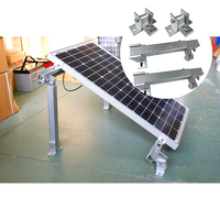 Support de montage de panneaux solaires réglable et facile à installer, avec pieds arrière et avant