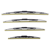 Limpiaparabrisas de coche sin hueso multifunción para todas las estaciones Escobilla de limpiaparabrisas doble suave universal 1 pieza Audi Corolla Rav4 24,16