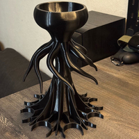 Distributeur et support d'alcool créatif en forme de pieuvre à 8 jets, idéal pour les bars à domicile, les fêtes et les amateurs de barware