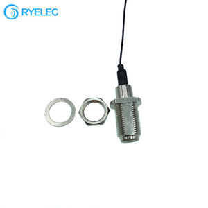 High Quality F Female Bulkhead to UFL 150mm 0.81mm Rf Cable Assembly - Product Image 4