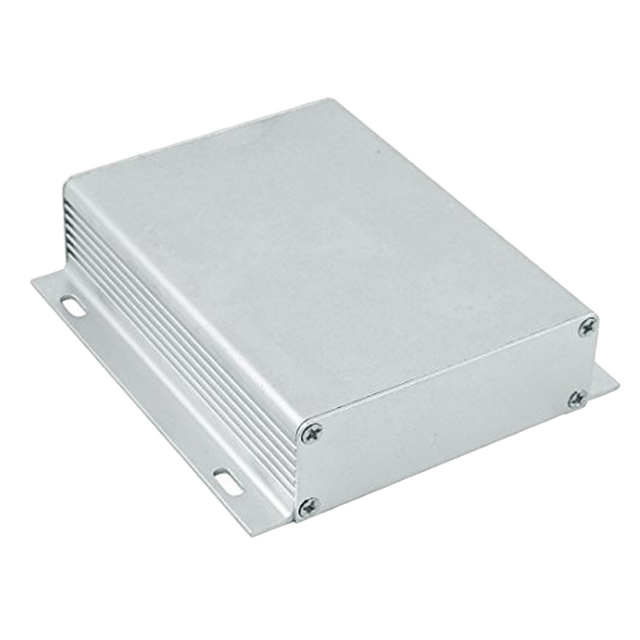 Frosted Silver Aluminum Electronic Enclosure Perforated Cnc Aluminum Sheet Metal Enclosure