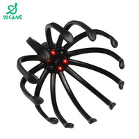Nouveautés : Masseur électrique vibrant pour le cuir chevelu, type griffe d'araignée, relaxant, masseur de tête pieuvre Yikang YK-1806, recharge USB