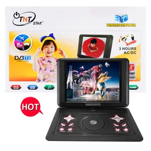 Vendita all'ingrosso batteria lettore dvd di vendita-TNTSTAR TNT-298 vendita calda 9 "batteria portatile EVD lettore DVD con gioco TV