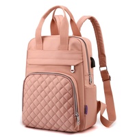 Sac à dos Oxford pour femmes, nouveau modèle en forme de losange, avec fermeture éclair, pour réduire la charge des étudiants