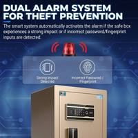 Großunternehmen Doppeltüren Safe Finger abdruck Safe Schließ fächer Safe für Geld mit Finger abdruck für Home Office Secure
